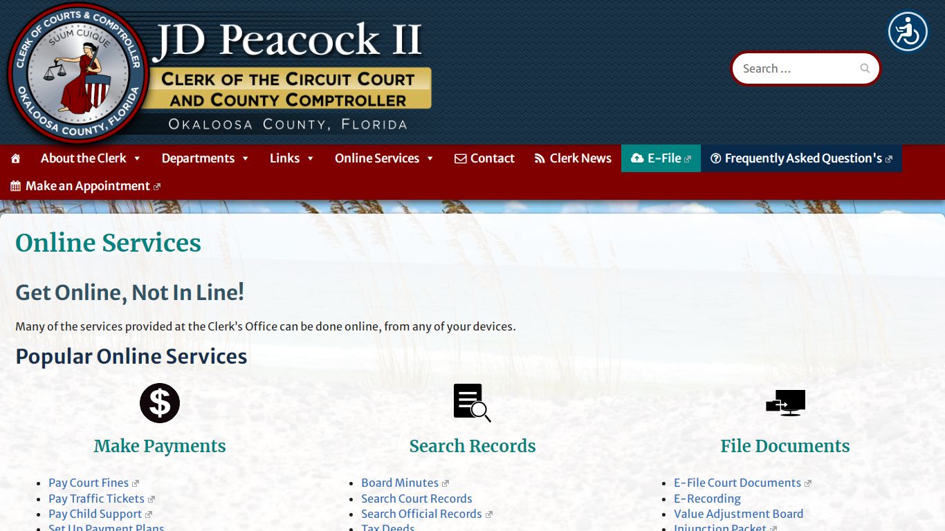 Online Services – Okaloosa Clerk of the Circuit Court & County Comptroller